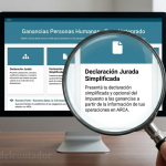 declaracion jurada simplificada