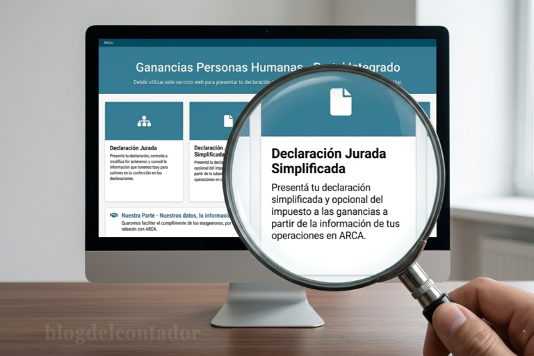 declaracion jurada simplificada
