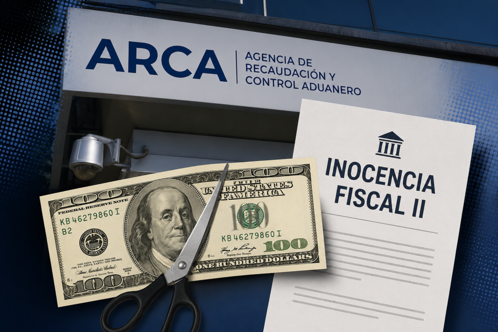 Inocencia Fiscal II: un comunicado de ARCA vuelve a poner en discusión el alcance del “tapón fiscal”