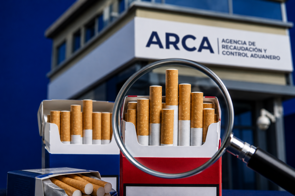 ARCA unifica colores de control fiscal para cigarrillos nacionales e importados