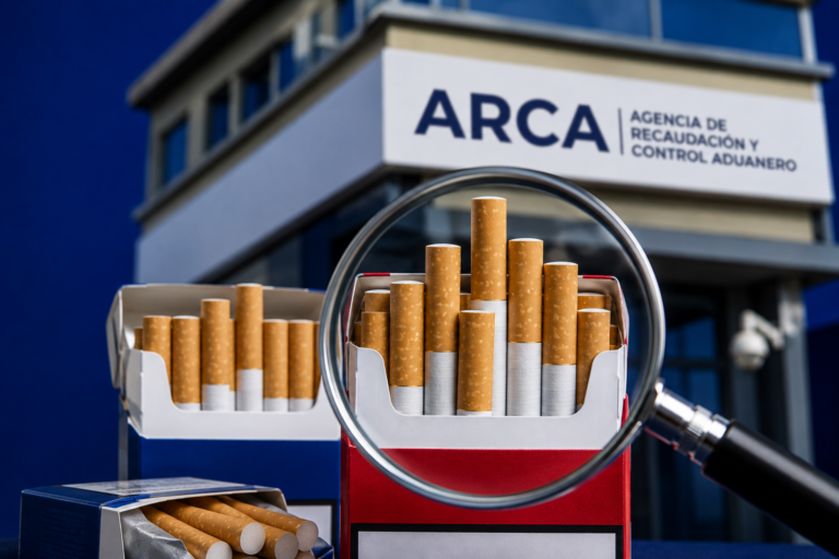 ARCA unifica colores de control fiscal para cigarrillos nacionales e importados
