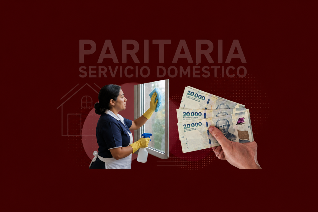 Casas particulares: oficializan los aumentos salariales de abril a julio 2026