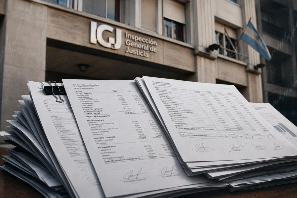 La IGJ digitaliza la presentación de estados contables para sociedades y entidades civiles