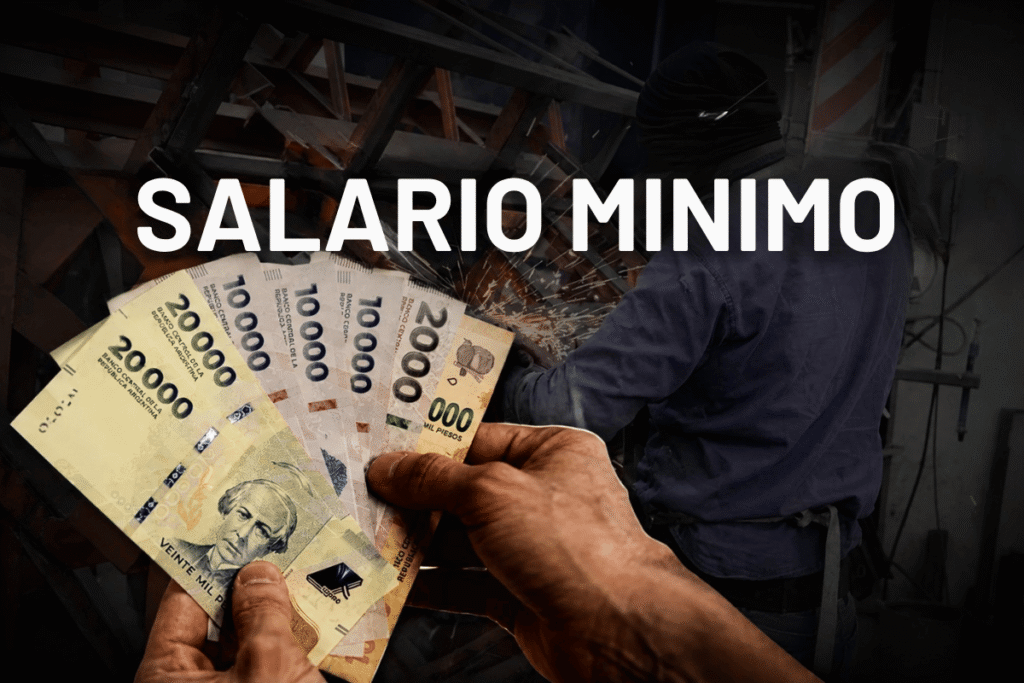 Salario mínimo: fijan aumentos mensuales hasta llegar a $437.000 en abril de 2027