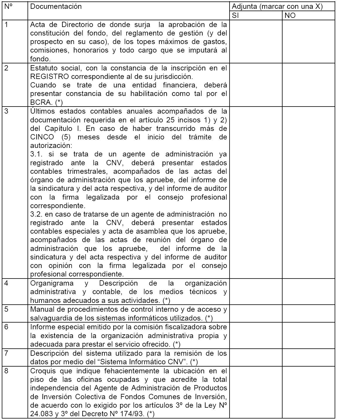 Normas CNV (N.T. 2013), CAPITULO III - OTRAS DISPOSICIONES PARA LOS FONDOS COMUNES DE INVERSIÓN, imagen oficial 1.