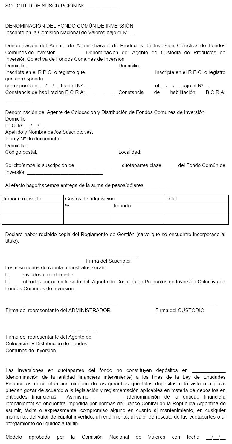 Normas CNV (N.T. 2013), CAPITULO III - OTRAS DISPOSICIONES PARA LOS FONDOS COMUNES DE INVERSIÓN, imagen oficial 5.