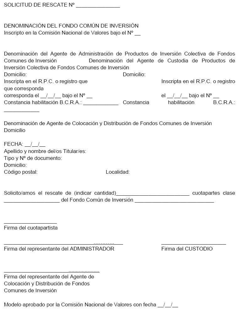 Normas CNV (N.T. 2013), CAPITULO III - OTRAS DISPOSICIONES PARA LOS FONDOS COMUNES DE INVERSIÓN, imagen oficial 7.