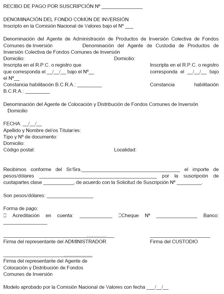 Normas CNV (N.T. 2013), CAPITULO III - OTRAS DISPOSICIONES PARA LOS FONDOS COMUNES DE INVERSIÓN, imagen oficial 9.