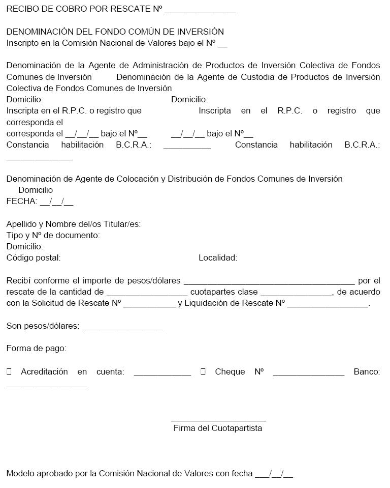 Normas CNV (N.T. 2013), CAPITULO III - OTRAS DISPOSICIONES PARA LOS FONDOS COMUNES DE INVERSIÓN, imagen oficial 10.