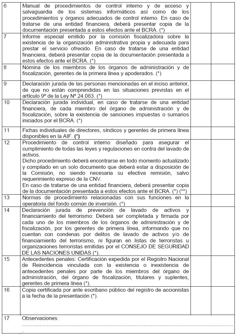Normas CNV (N.T. 2013), CAPITULO III - OTRAS DISPOSICIONES PARA LOS FONDOS COMUNES DE INVERSIÓN, imagen oficial 12.